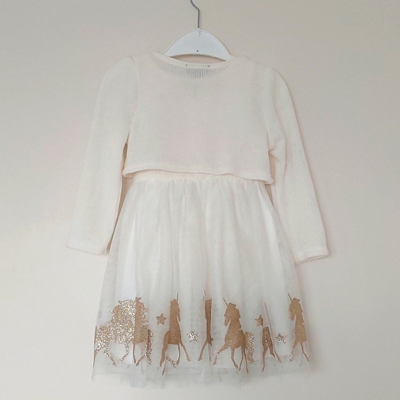 Dress with Glittery Unicorn Design - Picture 2 of 3